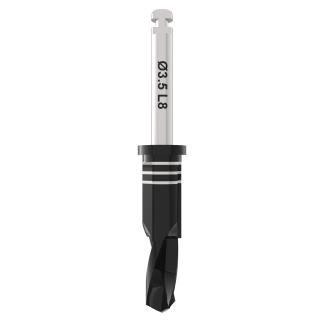 Cylindrical drill Ø3,50 guided